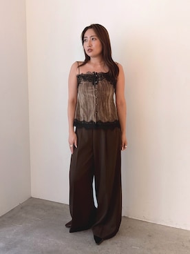 MISAKI KUBOさん(レディース・157cm)の夏コーディネート