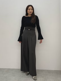 バイカラーベルトパンツ｜ラグナムーン（LAGUNAMOON）公式通販