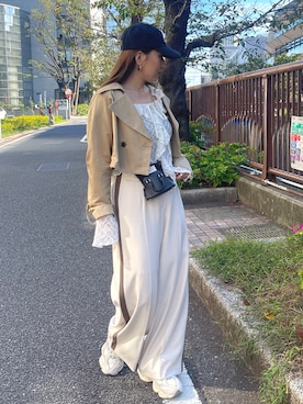 MISAKI KUBOさん（レディース・157cm）の冬コーディネート