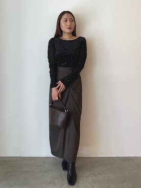 MISAKI KUBOさん（レディース・157cm）の秋コーディネート