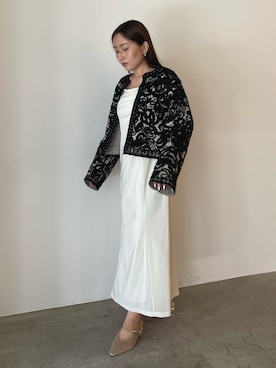 「アイテム（ピアス（両耳用））」を使った、MISAKI KUBOさん（レディース・157cm）の夏コーディネート