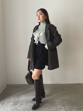 MISAKI KUBOさん（レディース・157cm）の秋コーディネート