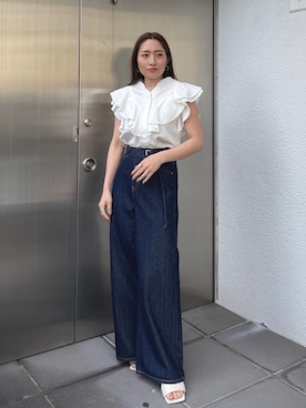 MISAKI KUBOさん（レディース・157cm）の春コーディネート