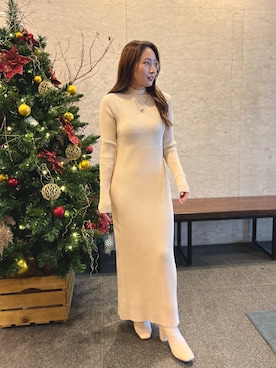 MISAKI KUBOさん（レディース・157cm）の冬コーディネート