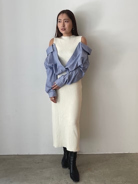 MISAKI KUBOさん（レディース・157cm）の秋コーディネート