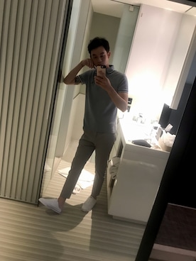 「NIKE（ナイキ）のアイテム（スリッポン）」を使った、Chen さん（メンズ・174cm）の夏コーディネート
