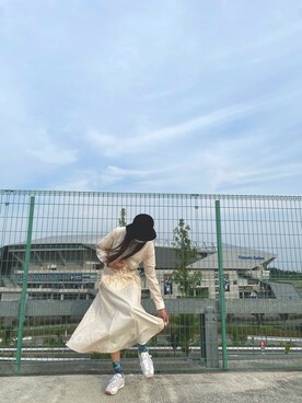 「beige」｜Kanonさん（レディース・163cm）の夏コーディネート