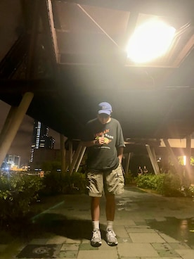 「SENSE（センス）のアイテム」を使った、Harrisさん（メンズ・176cm）の夏コーディネート