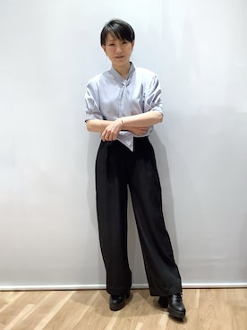 BRICK HOUSE by Tokyo Shirts 鹿児島イオンモール店さん（レディース・157cm）の春コーディネート
