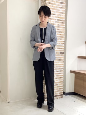 BRICK HOUSE by Tokyo Shirts 鹿児島イオンモール店さん（レディース・157cm）の冬コーディネート