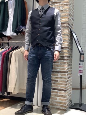 BRICK HOUSE by Tokyo Shirts 鹿児島イオンモール店さん（メンズ・172cm）の冬コーディネート