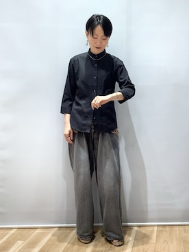 「オフィスカジュアル」｜BRICK HOUSE by Tokyo Shirts 鹿児島イオンモール店さん（レディース・157cm）の夏コーディネート