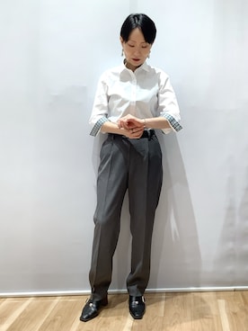 BRICK HOUSE by Tokyo Shirts 鹿児島イオンモール店さん(レディース・157cm)の夏コーディネート