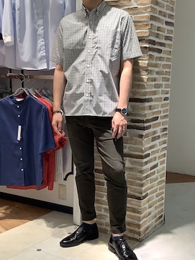 BRICK HOUSE by Tokyo Shirts 鹿児島イオンモール店さん（メンズ・170cm）の夏コーディネート
