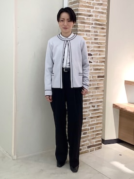 BRICK HOUSE by Tokyo Shirts 鹿児島イオンモール店さん（レディース・157cm）の冬コーディネート