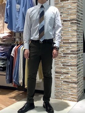BRICK HOUSE by Tokyo Shirts 鹿児島イオンモール店さん(メンズ・173cm)の春コーディネート