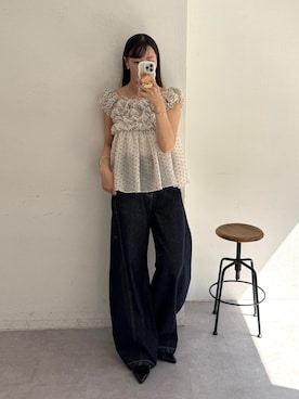 「mystic（ミスティック）のアイテム（その他シューズ）」を使った、a m iさん（レディース・164cm）の夏コーディネート