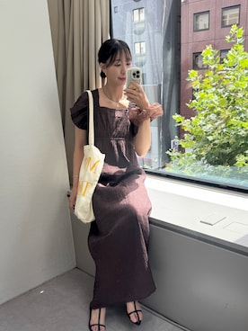 「mystic（ミスティック）のアイテム」を使った、a m iさん（骨格ウェーブ・レディース・164cm）の夏コーディネート