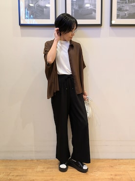 大橋 晃代さん(レディース・166cm)の春コーディネート
