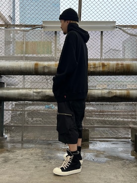 「BlackEyePatch（ブラックアイパッチ）のアイテム」を使った、otokuniさん（メンズ・165cm）の春コーディネート