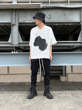 「DANKE SCHON（ダンケシェーン）のアイテム（スウェットパンツ）」を使った、otokuniさん（メンズ・165cm）の冬コーディネート
