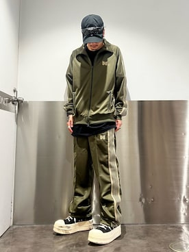 「Needles（ニードルス）のアイテム（ジャケット/アウター）」を使った、otokuniさん（メンズ・165cm）の春コーディネート