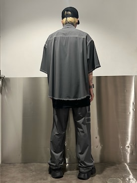 「DANKE SCHON（ダンケシェーン）のDankeSchon/ダンケシェーン/0ステッチ撥水SN ペインターパンツ（その他パンツ）」を使った、otokuniさん（メンズ・165cm）の春コーディネート