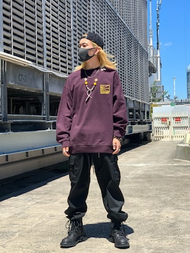 「Danke schon」｜「アイテム（アクセサリー）」を使った、otokuniさん（メンズ・165cm）の夏コーディネート