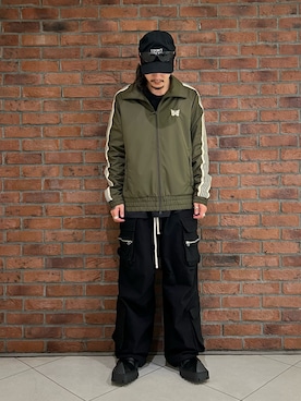 「Needles（ニードルス）のアイテム（ジャケット/アウター）」を使った、otokuniさん（メンズ・165cm）の春コーディネート