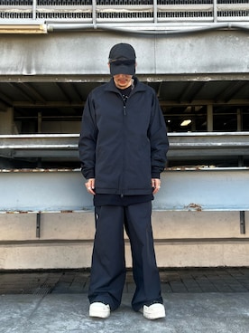 「whiteland」｜「アイテム（その他アウター）」を使った、otokuniさん（メンズ・165cm）の秋コーディネート