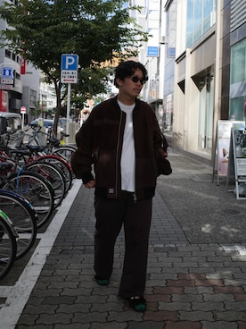 く　　　　　にさん（メンズ・168cm）の秋コーディネート