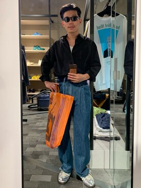 く にさん(メンズ・168cm)の夏コーディネート