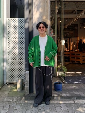 「アイテム（スラックス）」を使った、く　　　　　にさん（メンズ・168cm・20代）の夏コーディネート