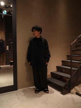 「アイテム（スラックス）」を使った、く　　　　　にさん（メンズ・168cm・20代）の春コーディネート
