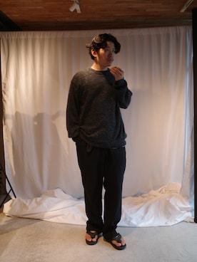 「アイテム（スラックス）」を使った、く　　　　　にさん（メンズ・168cm・20代）の夏コーディネート