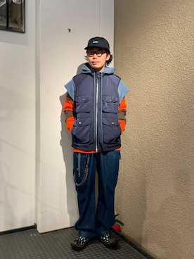 く にさん(メンズ・168cm)の春コーディネート