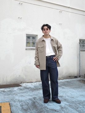 く　　　　　にさん（メンズ・168cm）の秋コーディネート