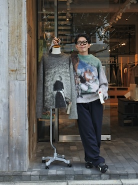 く にさん(メンズ・168cm)の夏コーディネート