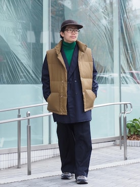 「CLAMP（クランプ）のアイテム（トップス）」を使った、く　　　　　にさん（メンズ・168cm）の冬コーディネート