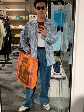 く にさん(メンズ・168cm)の夏コーディネート