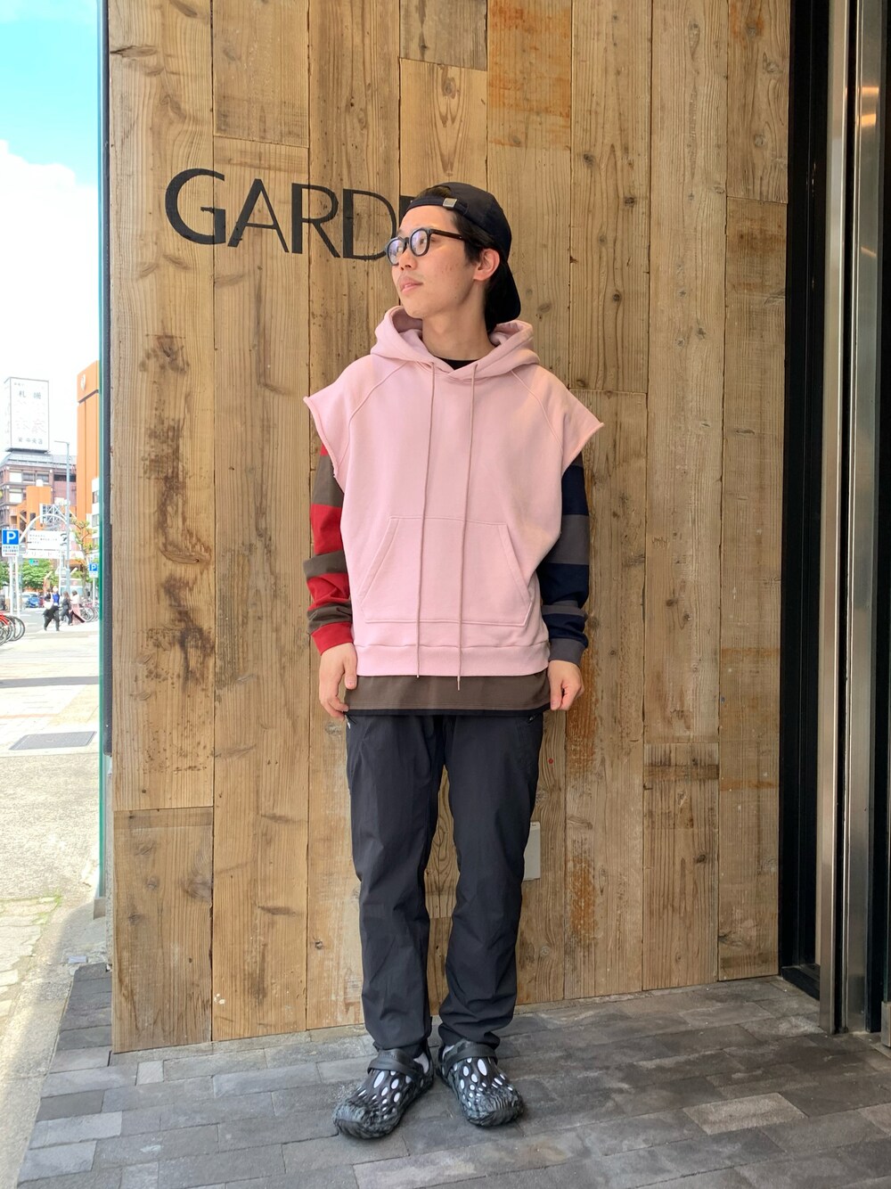 POP TRADING COMPANY ストライプ ロングスリーブT POP TRADING COMPANY（ポップトレーディングカンパニー）の