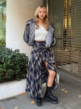 RENさん（レディース・167cm）の冬コーディネート