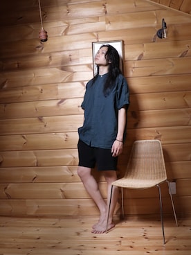 「アイテム（パンツ）」を使った、白(Shiro/runwaymodel)さん（メンズ・180cm）の夏コーディネート