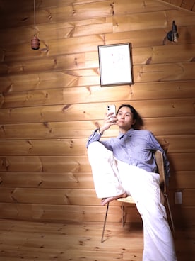 「GUコーデ」｜白(Shiro/runwaymodel)さん（メンズ・180cm）の夏コーディネート