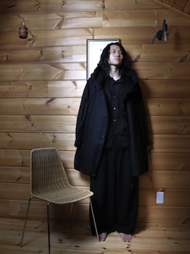 「アイテム（モッズコート）」を使った、白(Shiro/runwaymodel)さん（メンズ・180cm）の夏コーディネート