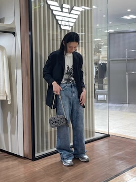 「Tシャツ×デニム」｜「アイテム（ジャケット/アウター）」を使った、kazuさん（メンズ・165cm）の春コーディネート