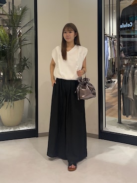 「Chez toi（シェトワ）のアイテム」を使った、0412manaさん（骨格ウェーブ・レディース・158cm）の夏コーディネート