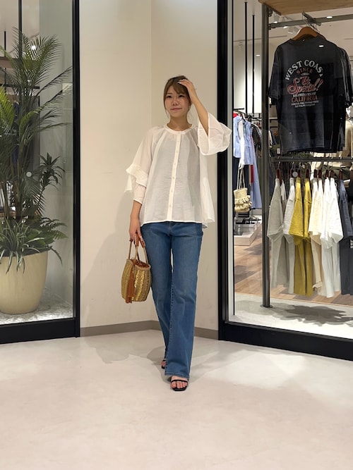 cizatto セミフレアデニムパンツ セミフレアデニムパンツ（デニムパンツ）｜Chez toi（シェトワ
