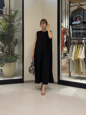 「Chez toi（シェトワ）のアイテム（ワンピース/ドレス）」を使った、0412manaさん（レディース・158cm）の夏コーディネート