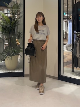 「Chez toi（シェトワ）のアイテム」を使った、0412manaさん（骨格ウェーブ・レディース・158cm）の夏コーディネート